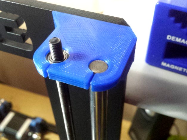 Prusa I3 Hephestos improved Z axis brackets by One3di
