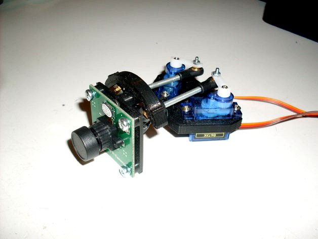 Raspberry Pi Camera Pan tilt by Mark_Valentijn