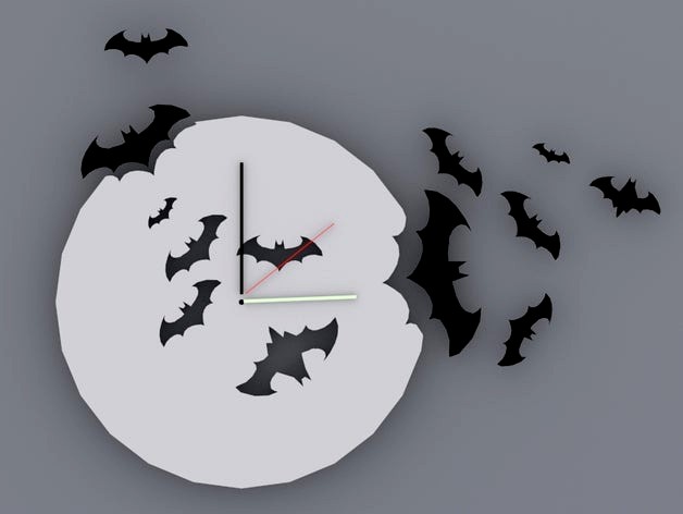 Batman clock by alavanimation