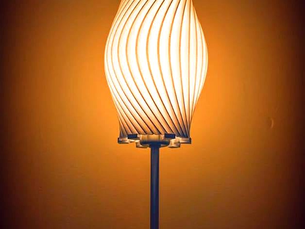 Twisted Lamp Shade by Vivifyer