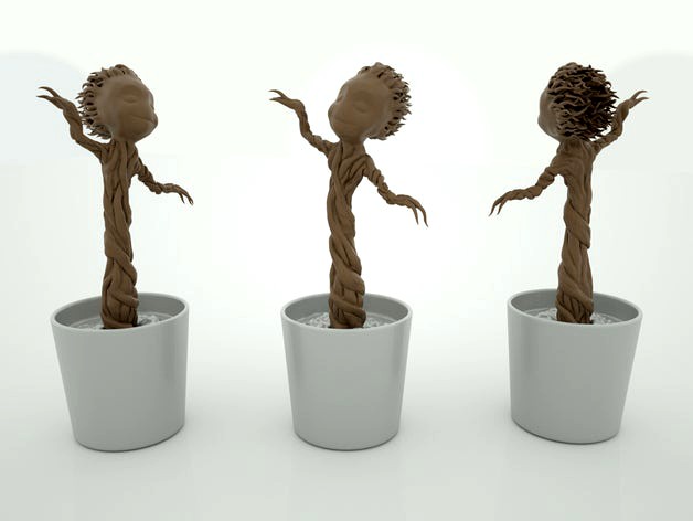 Dancing Groot by Doodle_Monkey