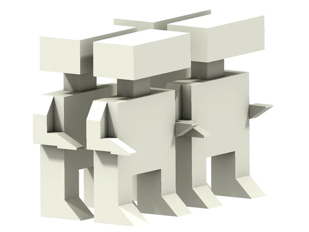 four robots by thanielionlee