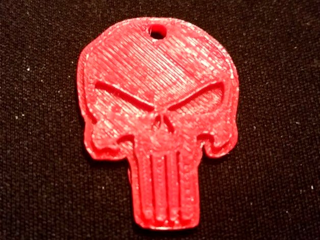 Punisher Keychain Ornament by slavikk