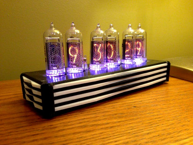 Nixie Clock Case by AtariJeff