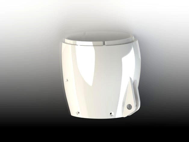 InMoov Remix of Anar's awesome forearm parts. by alansrobotlab