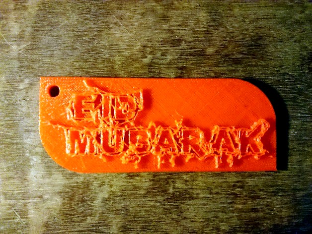 Eid Mubarak KeyChain by aitrixzero