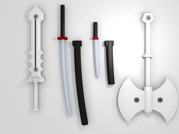 Modio Part: Katana and Wakizashi by Jooxoe3i