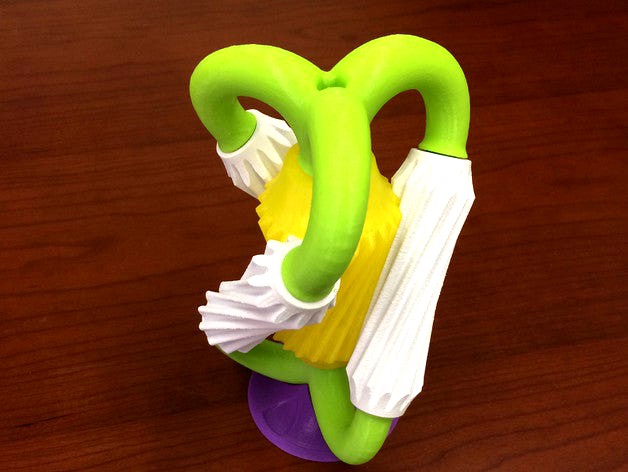 (screwless) Hyperbolic Planetary Gearset by OleEichhorn