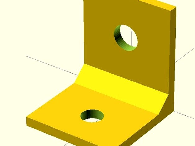 Parametric L bracket by lucibrandus