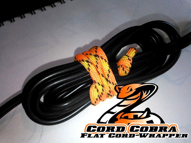 Cord Cobra - Flat Wrapper - conventional power cord wrapper by Tony_D