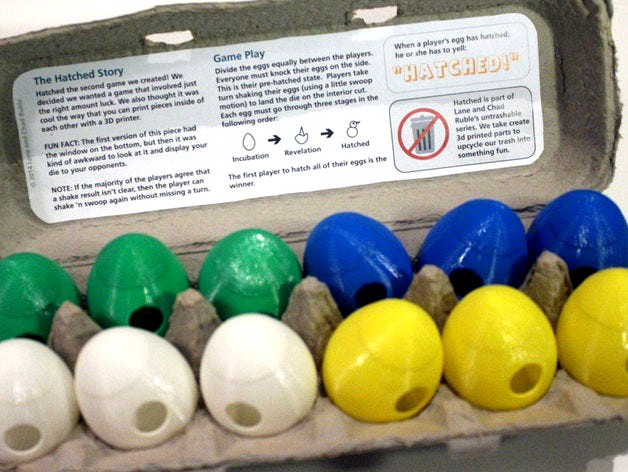 Hatched: An Egg Carton Game by dadhoc