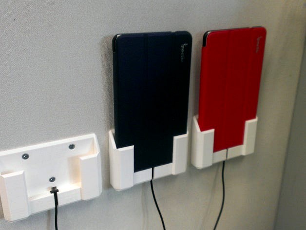 Nexus 7 (2013)  with Poetic SLIMLINE Case Wall Mounted Dock by tylerecouture
