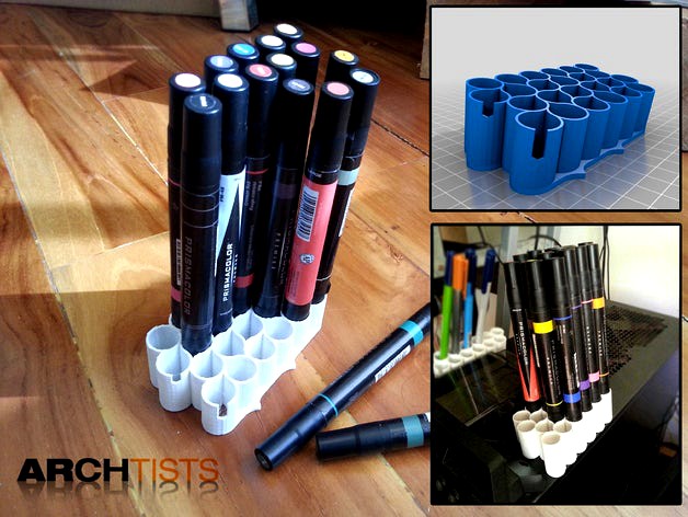 Prismacolor Marker Holder by Archtist