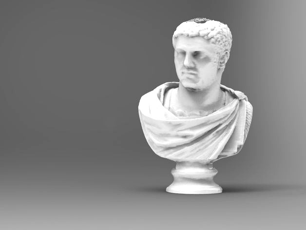 Marble head of the emperor Caracalla (211-217) by TheNewHobbyist