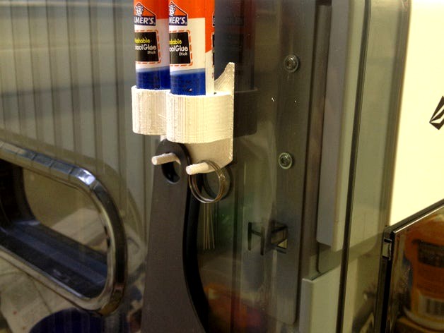 Glue and Tool Caddy for 3d printer by marmotjr
