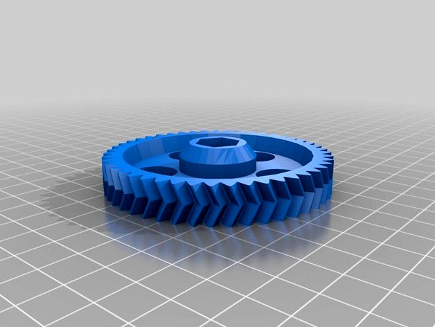 Wade Style Big Gear - Offset Hobbed Bolt Problem Solver by Yvan