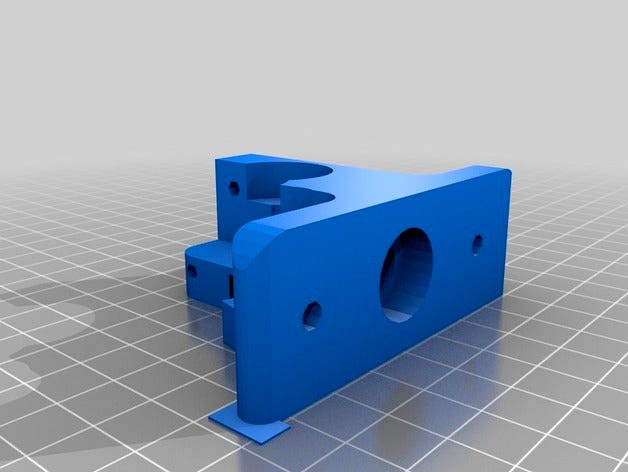 E3Dv6 Bowden Greg's Wade's Extruder Block by ReDub23