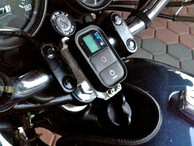 GoPro Wifi Remote Bike or Motorbike Mount by makermoekoe