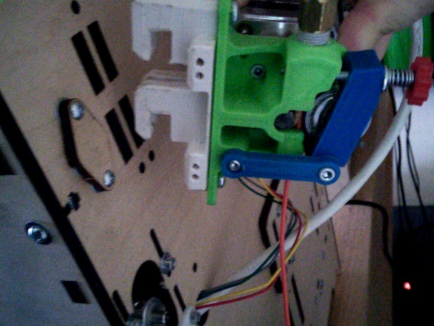 Extruder mount for PlanetCNC Bowden Extruder by Musti