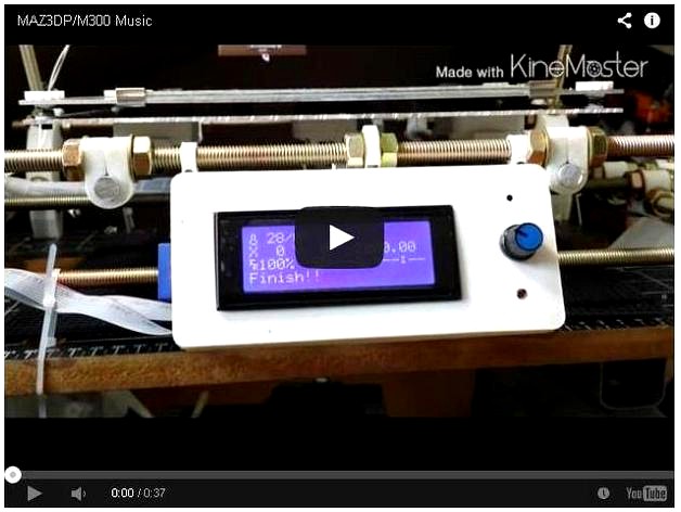 [MAZ3DP] GCode M300 Music by mazmoon