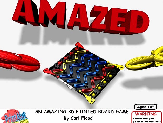 AMAZED an Amazing 3D Printed Board Game  by PrintAlot