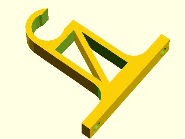 Parametric Pipe Hanger - fixed strengthening bar by Beet