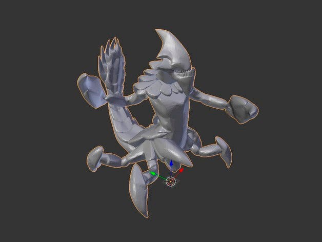 Dota 2 Sand King posed by Faster