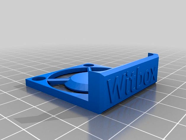 Fan protector for Witbox and Hephestos by Premium