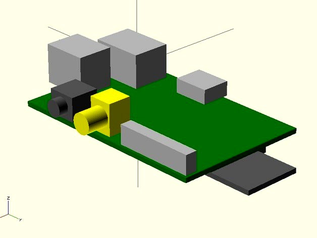 Raspberry Pi Low Res Model by mwales