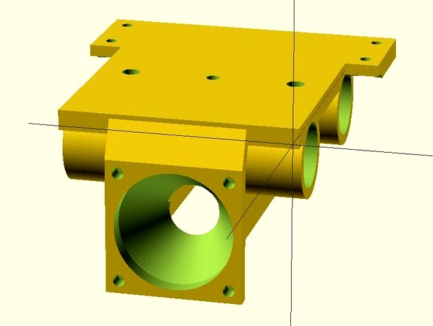 All in one J-Head mount + fan mount by gaeran