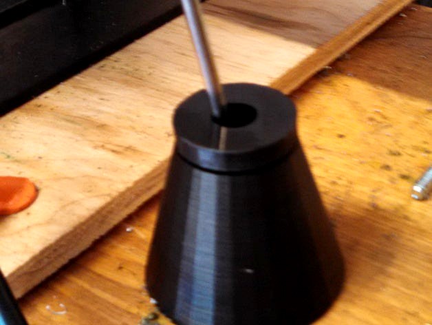 A small No Spill cup for cutting fluid (or anything you brush on and want to limit spills) by wandrson