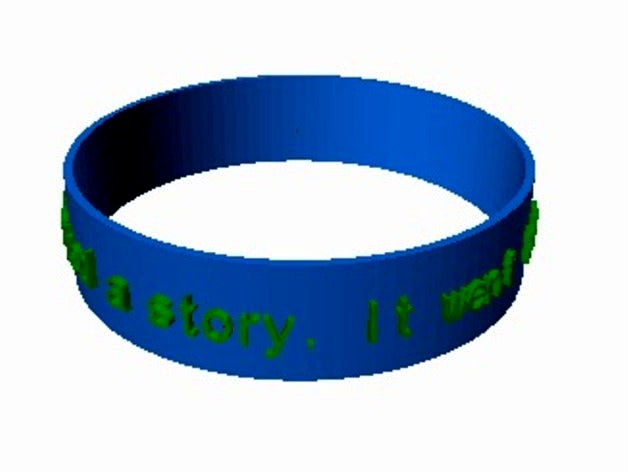 Simple Poem Bracelet by mrbenbritton