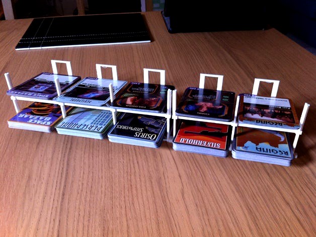 Deck and Discard Pile Holder by djomp