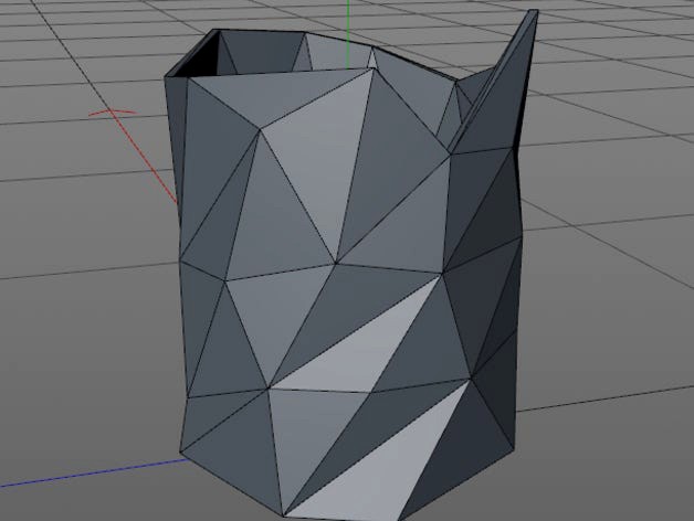Low Poly Pen Cup by jodroboxes