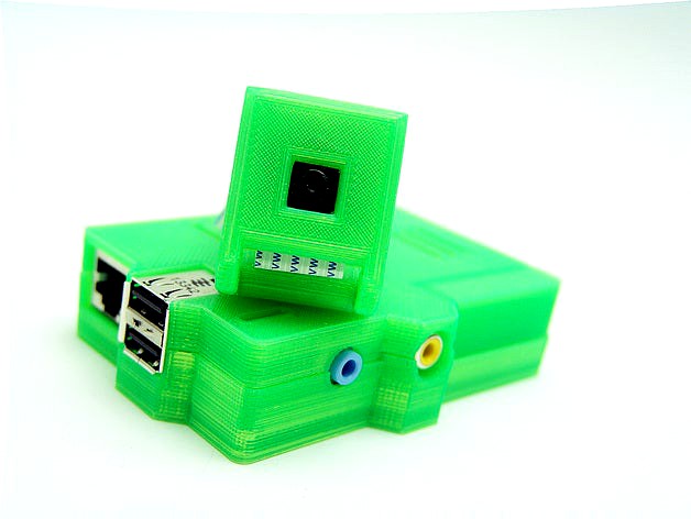 PiKase - Raspberry Pi Case with orbit camera, GPIO cap and more... by Aegys3D
