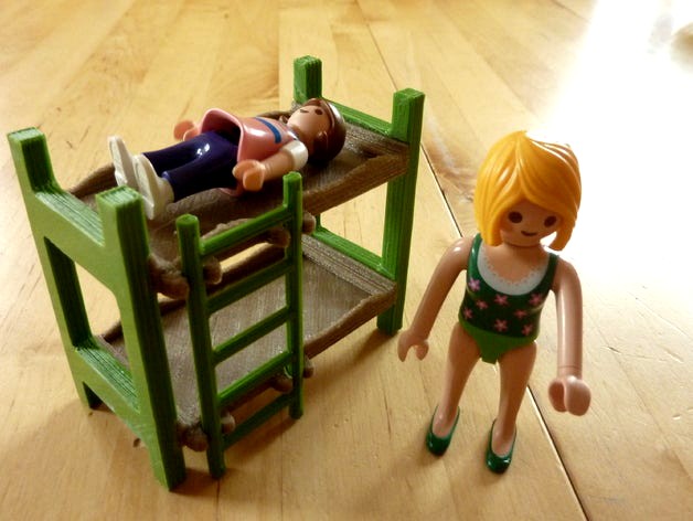 Playmobil Kinderbett, cot for child by cheffeundwackl