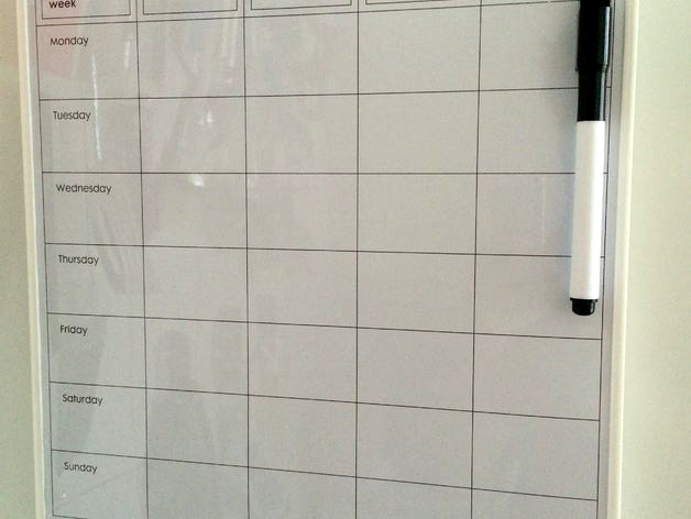 weekly planner by byctrldesign