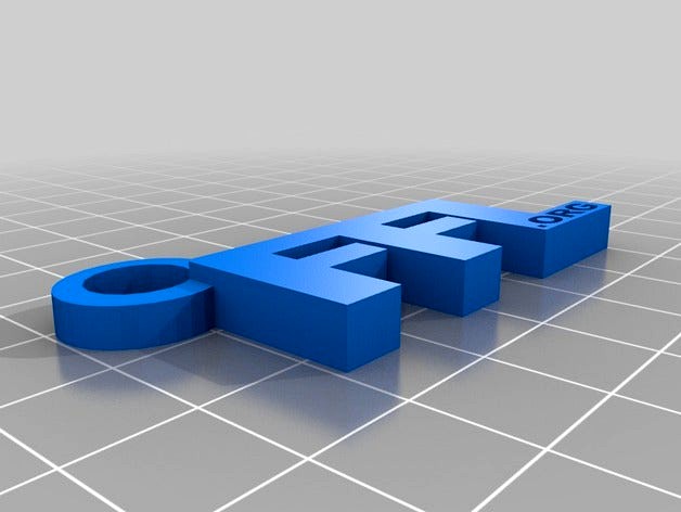 FFL Keychain by fablabffl