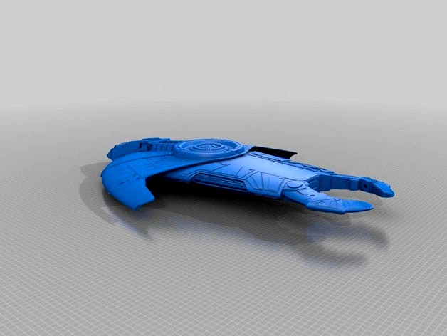 Cardassian Hideki class starship by Mike1701