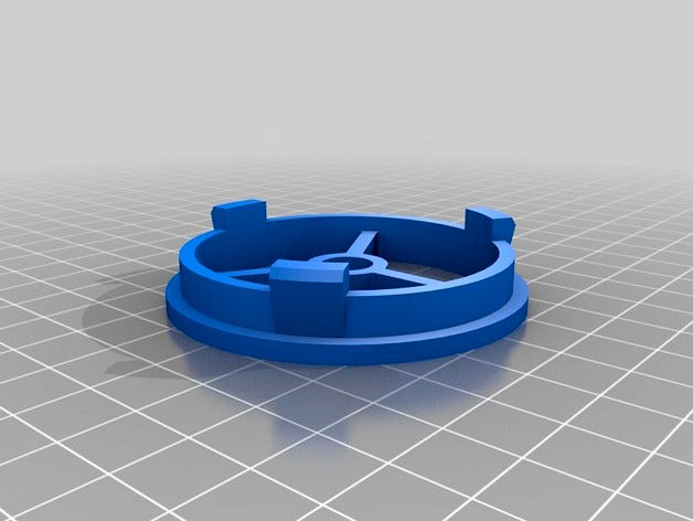 56mm Spool Holder by joshvillbrandt