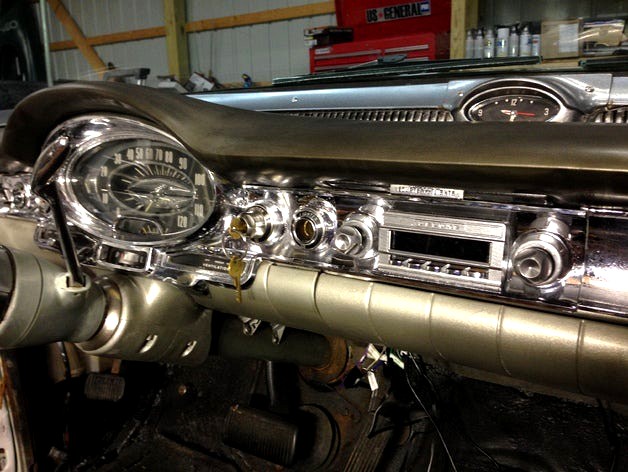 1957 Olds 88 Radio faceplate and knobs by nafis