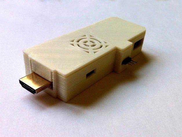 MK802 shell with hole for serial port by nitehack
