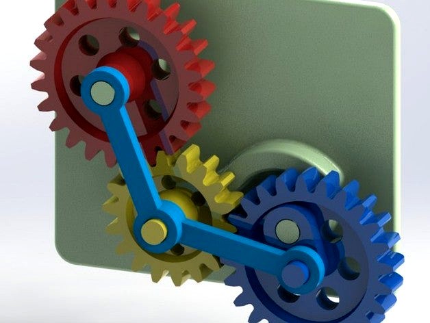 Desk Toy - Variable Speed Gears  by sterling500