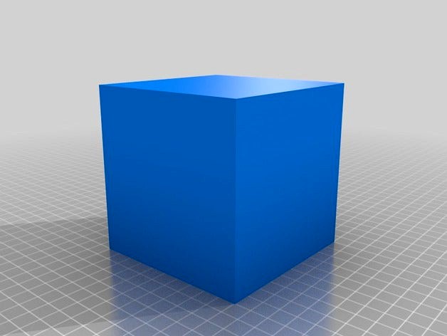 100mm Cube by patrickcain