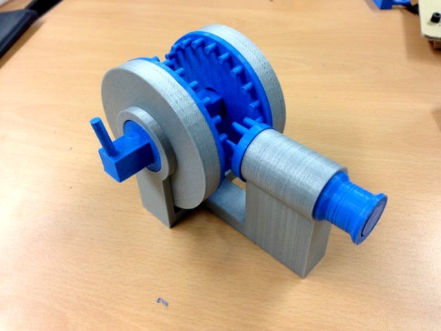 3D Printed da Vinci Style Movement Converting Device  by wakalics