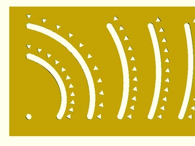 Radius setter tool for Dremel circle cutter by LHartmann