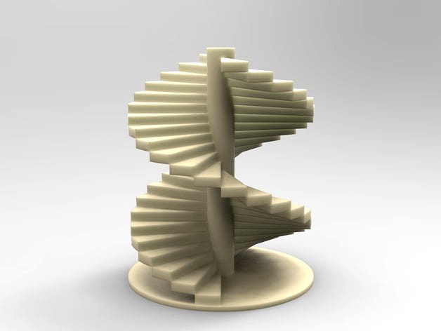 Leonardo Da Vinci Stairs by I0NX