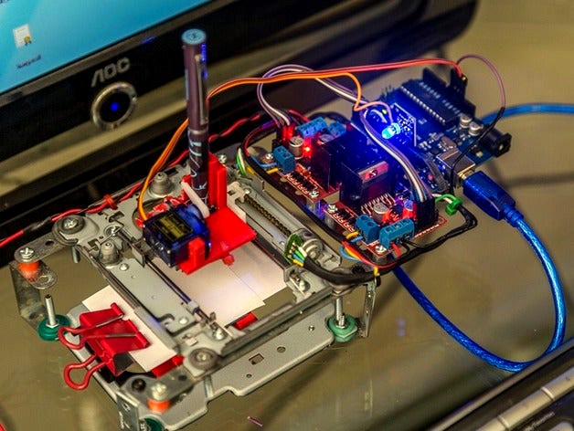 CDCNC Pen Plotter by crille