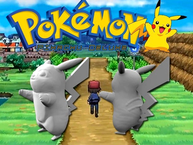 Pikachu Deluxe (Hug pose) by Geoffro