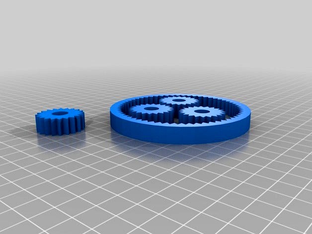 Planetary Gear set 1:1    by Adolph